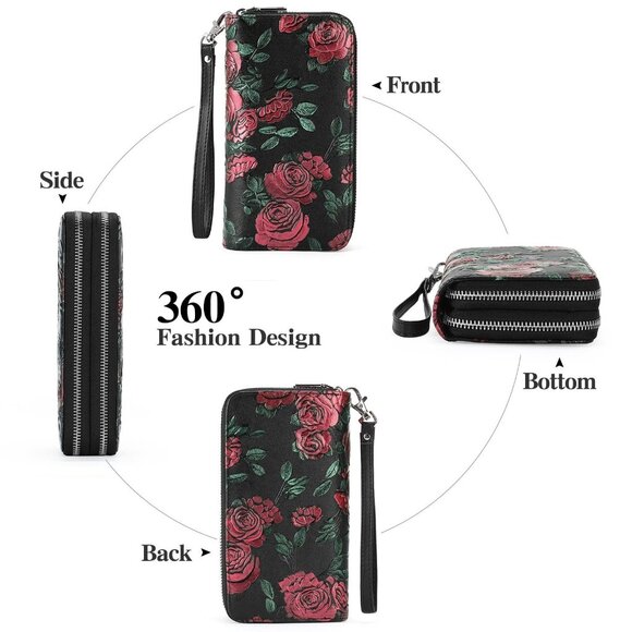 GOIACII Women's Wallet, Large Capacity - Picture 2 of 6